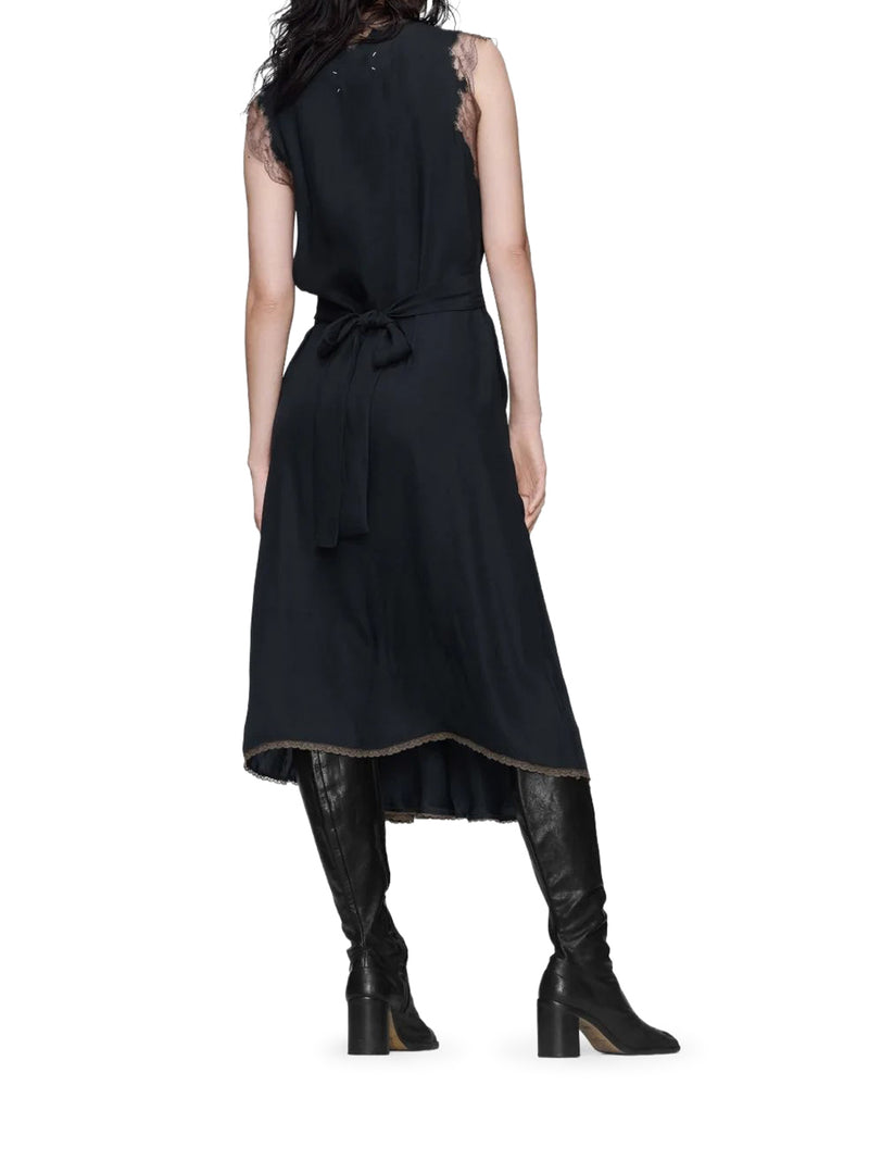 SILK MIDI DRESS