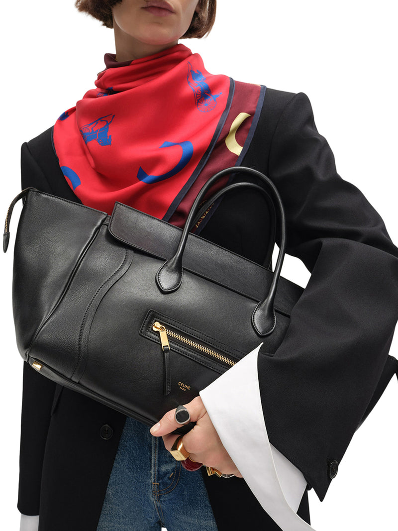 MEDIUM LUGGAGE BAG IN SOFT GLOSSY LAMBSKIN