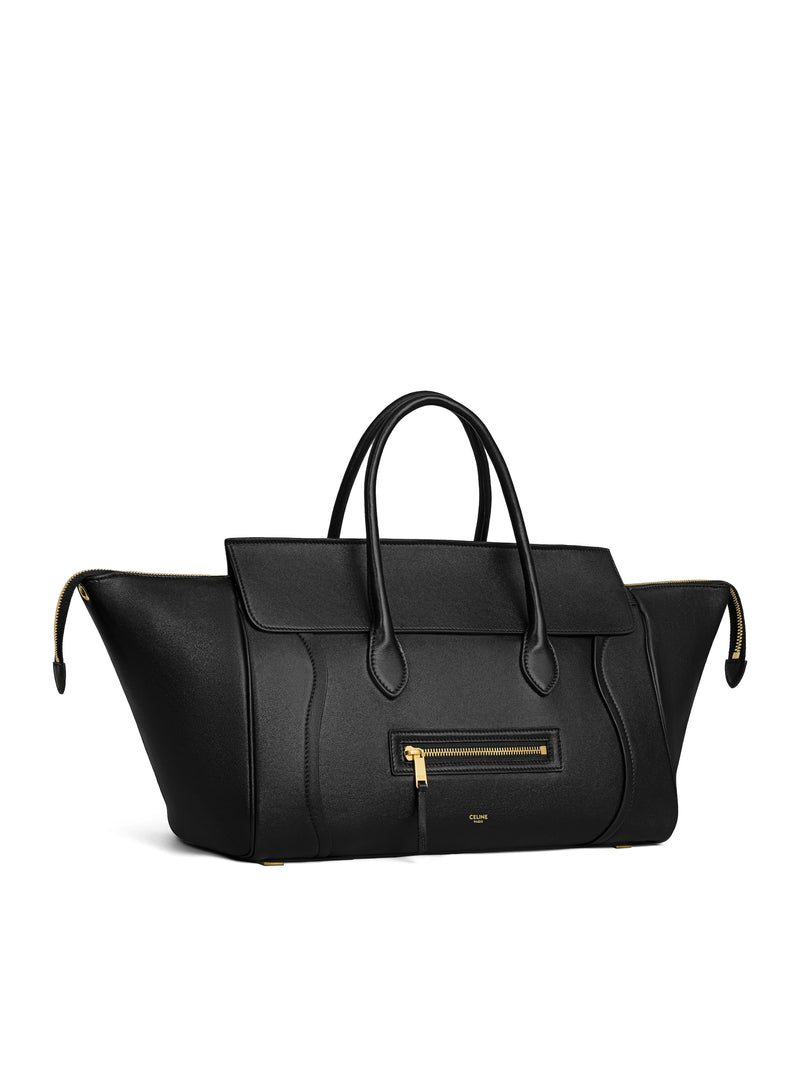 MEDIUM LUGGAGE BAG IN SOFT GLOSSY LAMBSKIN