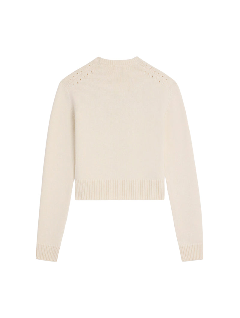 CREW NECK CASHMERE SWEATER