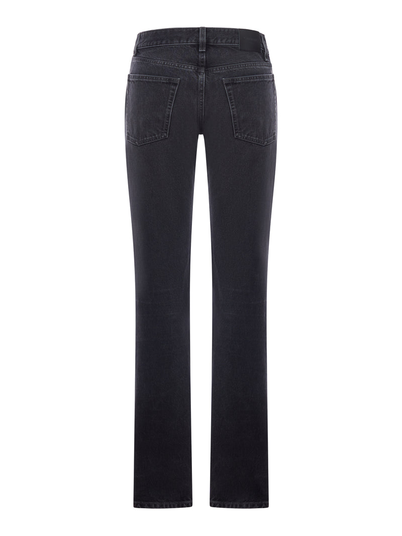 STRAIGHT LEG DENIM JEANS