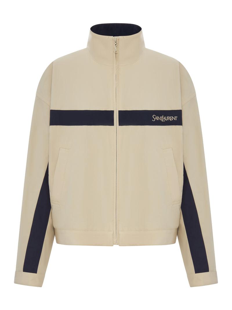 SAINT LAURENT COTTON CANVAS JACKET