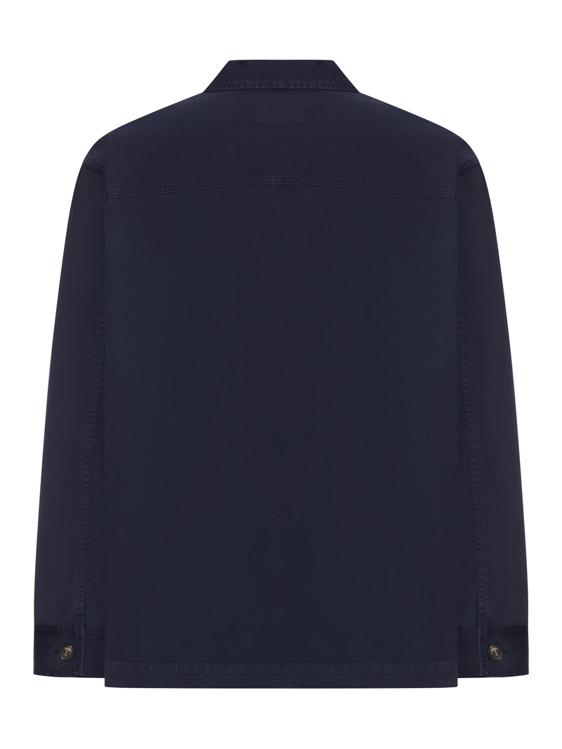 CASSANDRE OVERSHIRT IN COTTON AND LINEN GABARDINE