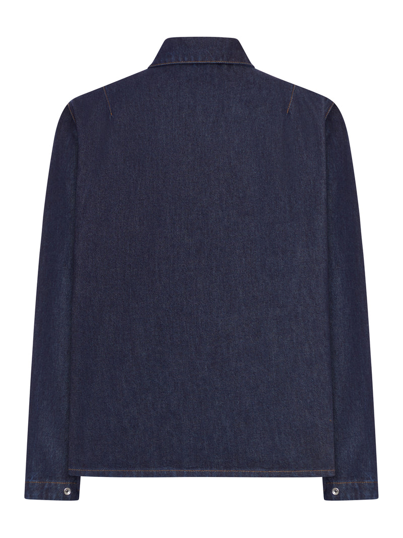 COTTON DENIM OVERSHIRT