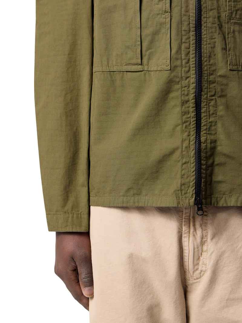 OVERSHIRT IN MERCERIZED ORGANIC COTTON RIPSTOP