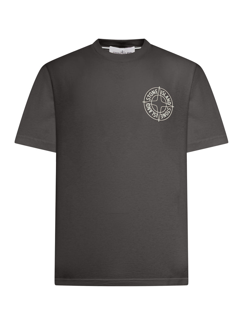 CREW NECK COTTON T-SHIRT WITH PRINT
