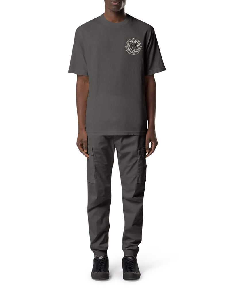 CREW NECK COTTON T-SHIRT WITH PRINT