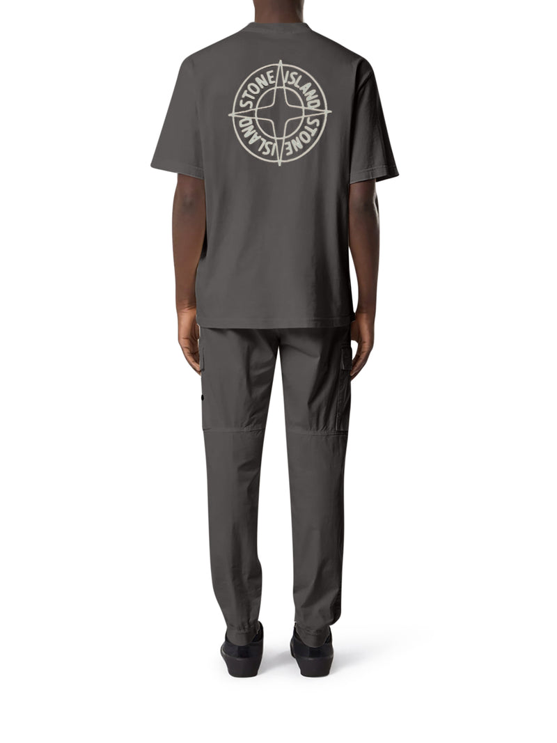 CREW NECK COTTON T-SHIRT WITH PRINT