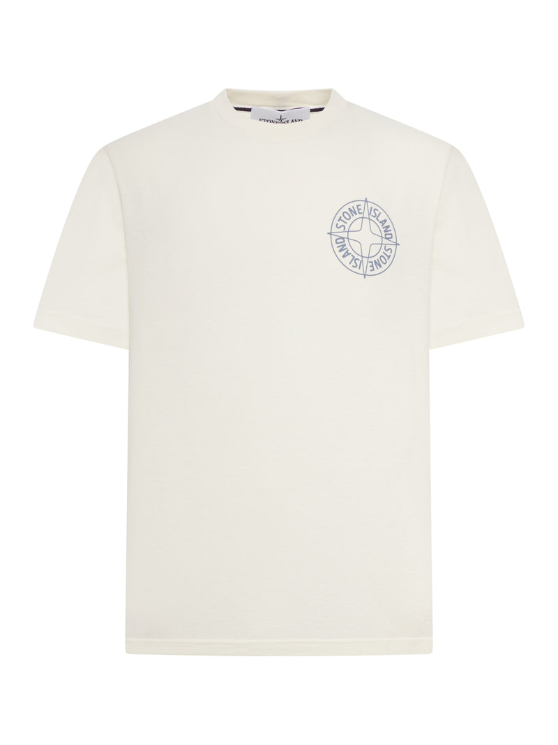 CREW NECK COTTON T-SHIRT WITH PRINT