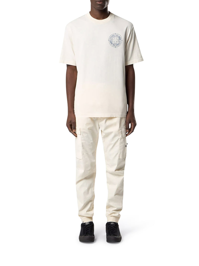 CREW NECK COTTON T-SHIRT WITH PRINT