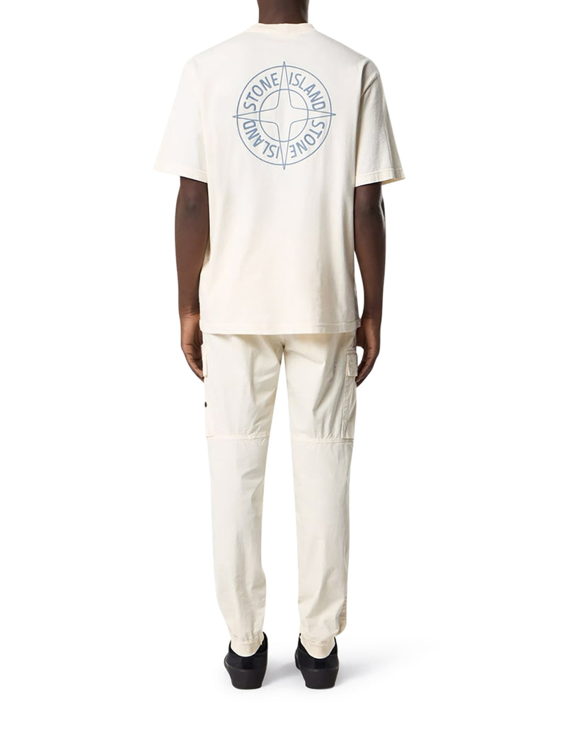 CREW NECK COTTON T-SHIRT WITH PRINT