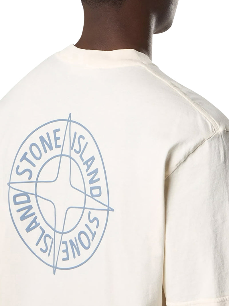 CREW NECK COTTON T-SHIRT WITH PRINT