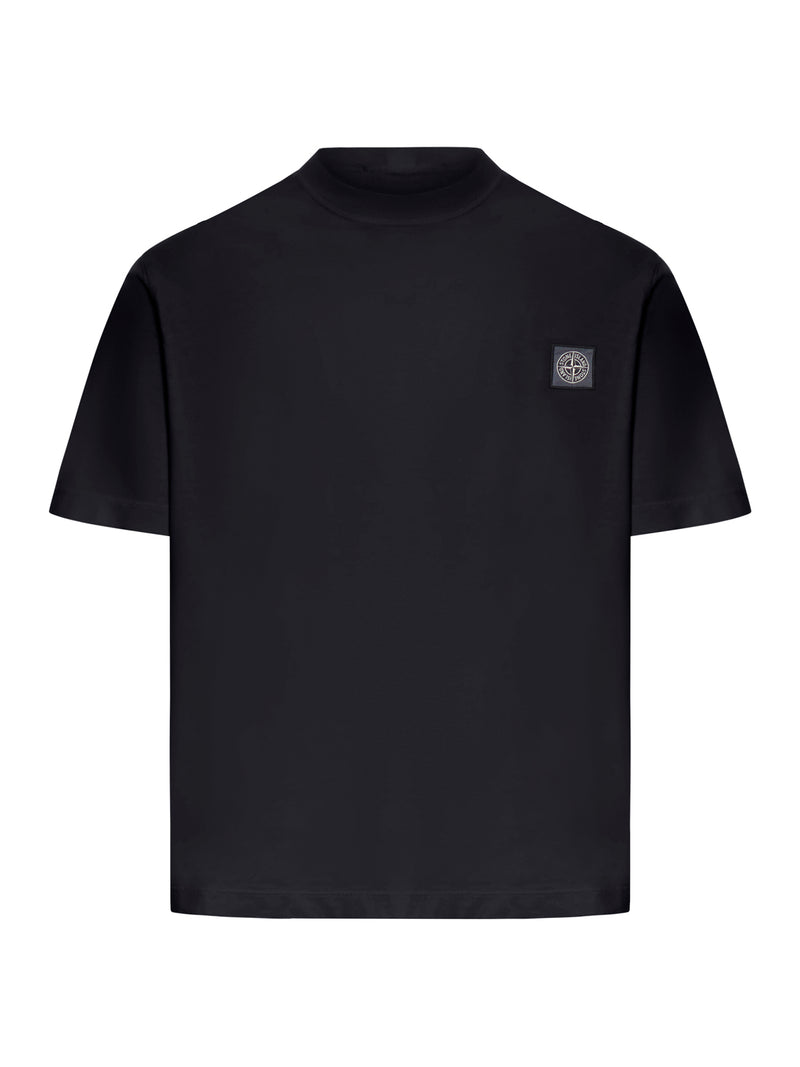 REGULAR FIT T-SHIRT WITH COMPASS LOGO