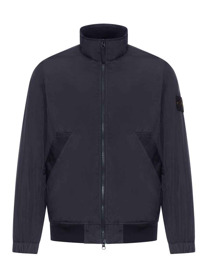 TECHNICAL FABRIC JACKET WITH COMPASS LOGO