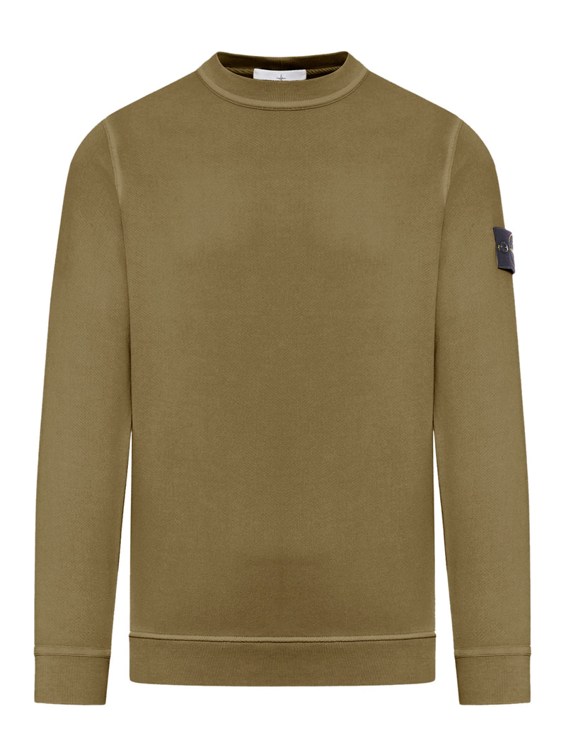 CREWNECK SWEATSHIRT WITH COMPASS LOGO