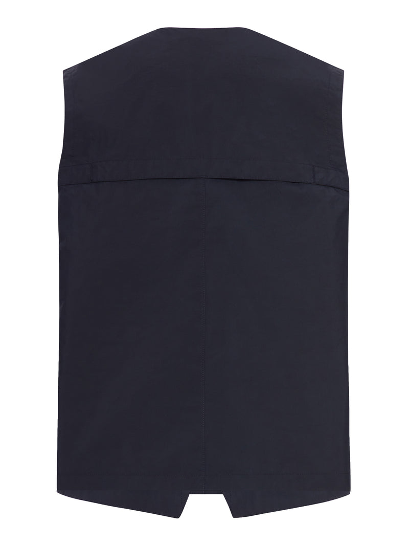 TECHNICAL VEST WITH DOUBLE-SLIDER ZIP