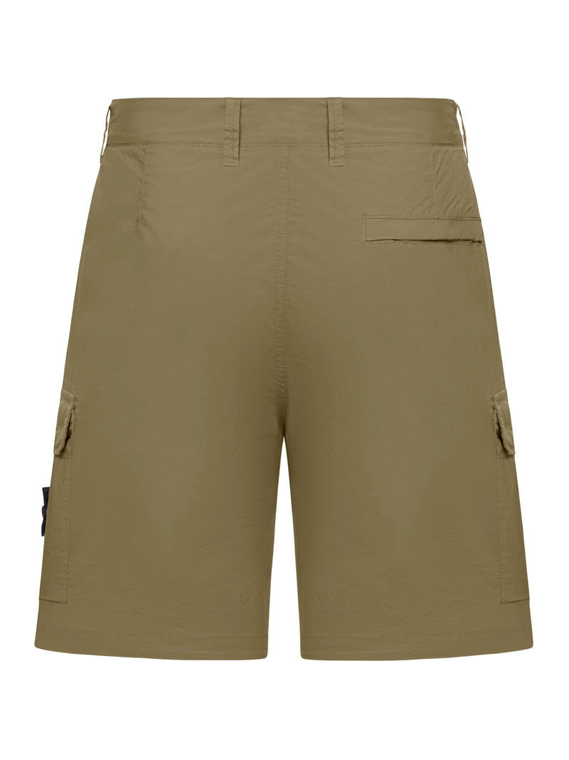 CARGO BERMUDA SHORTS WITH REMOVABLE BADGE