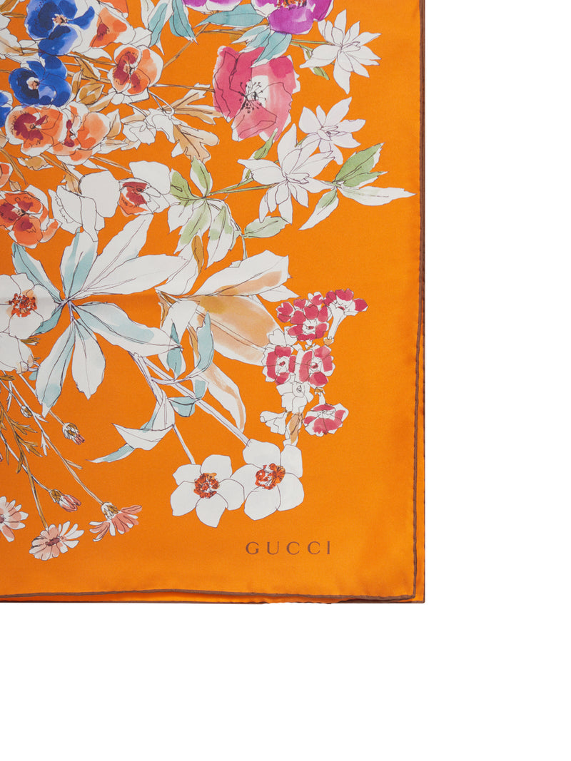 PRINTED SILK TWILL SCARF