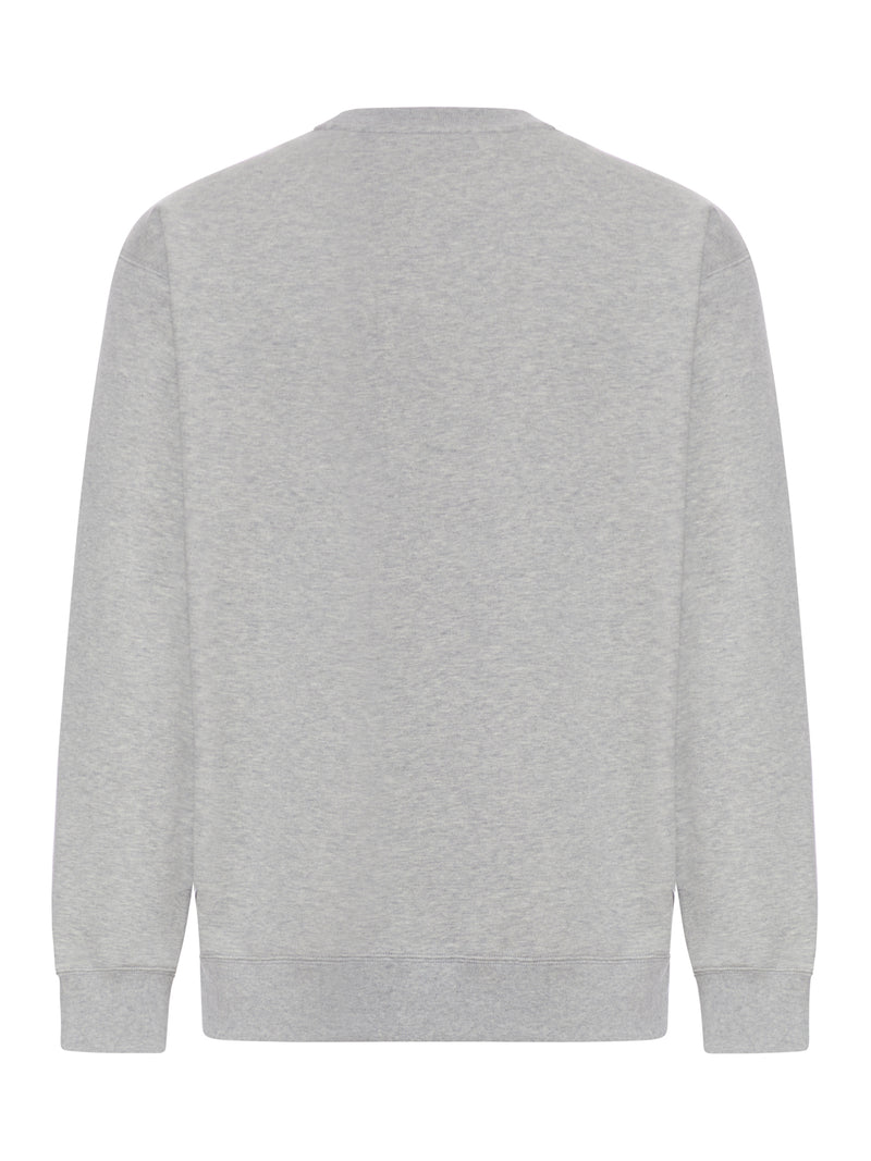 COTTON JERSEY SWEATSHIRT WITH PRINTED LOGO