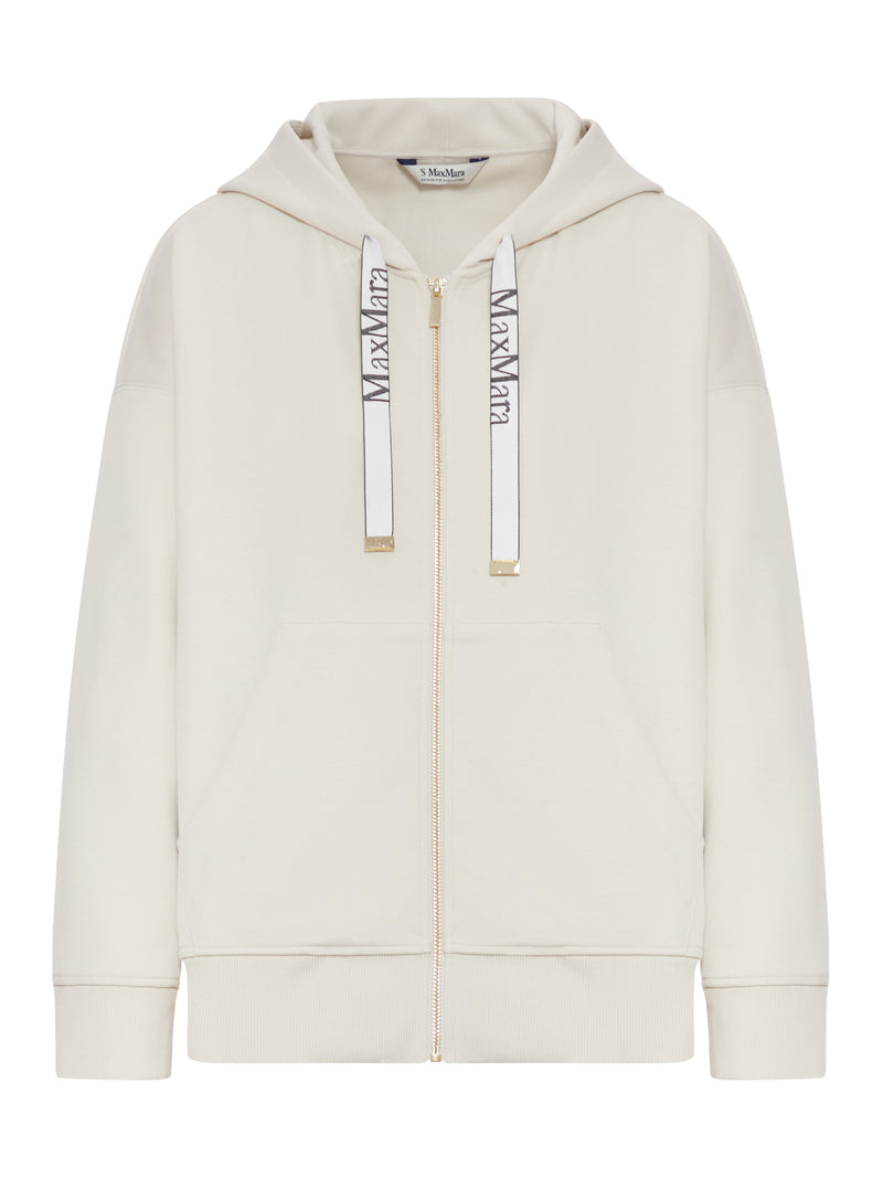 TECHNICAL JERSEY ZIP-UP HOODIE