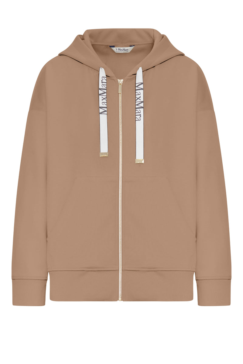 TECHNICAL JERSEY ZIP-UP HOODIE