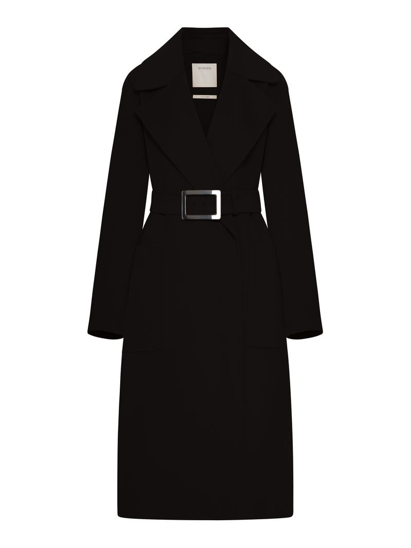 PURE WOOL ROBE COAT