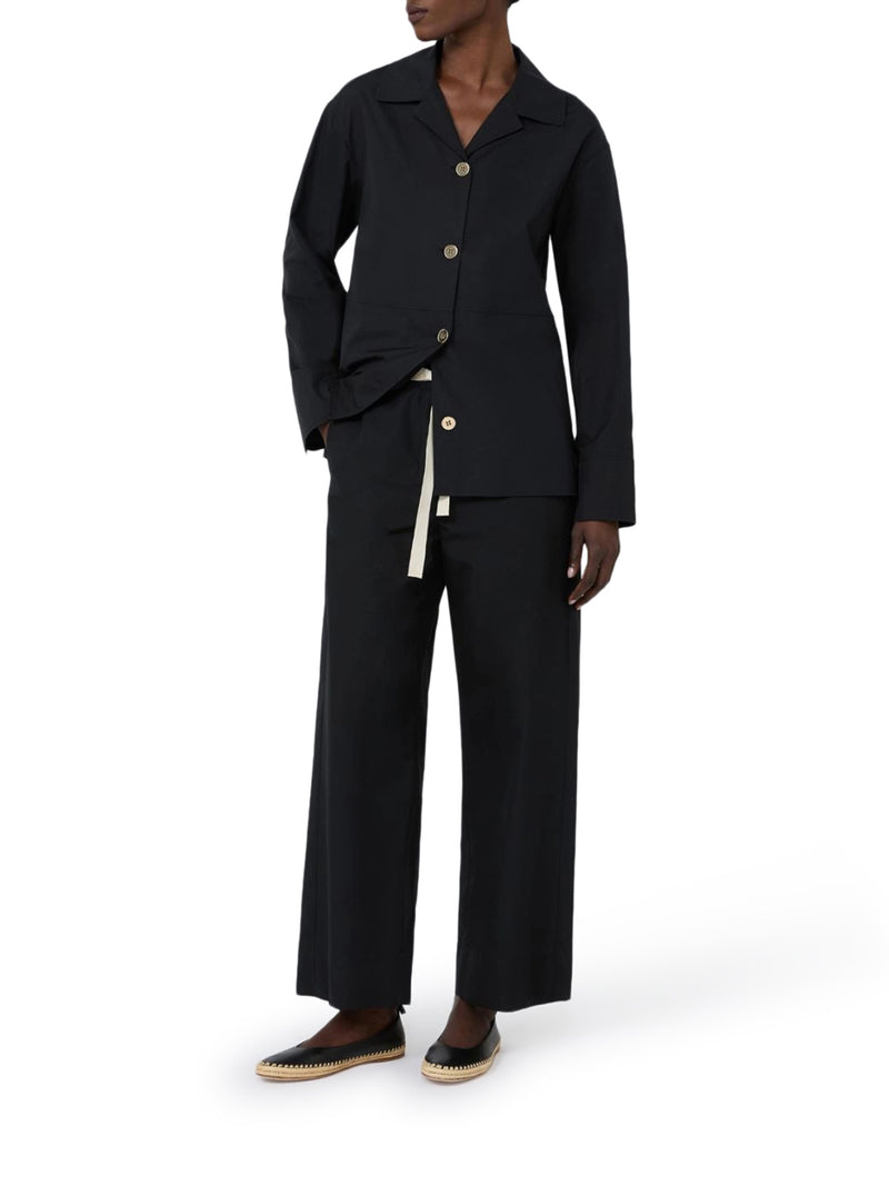 COTTON DRAWSTRING TROUSERS