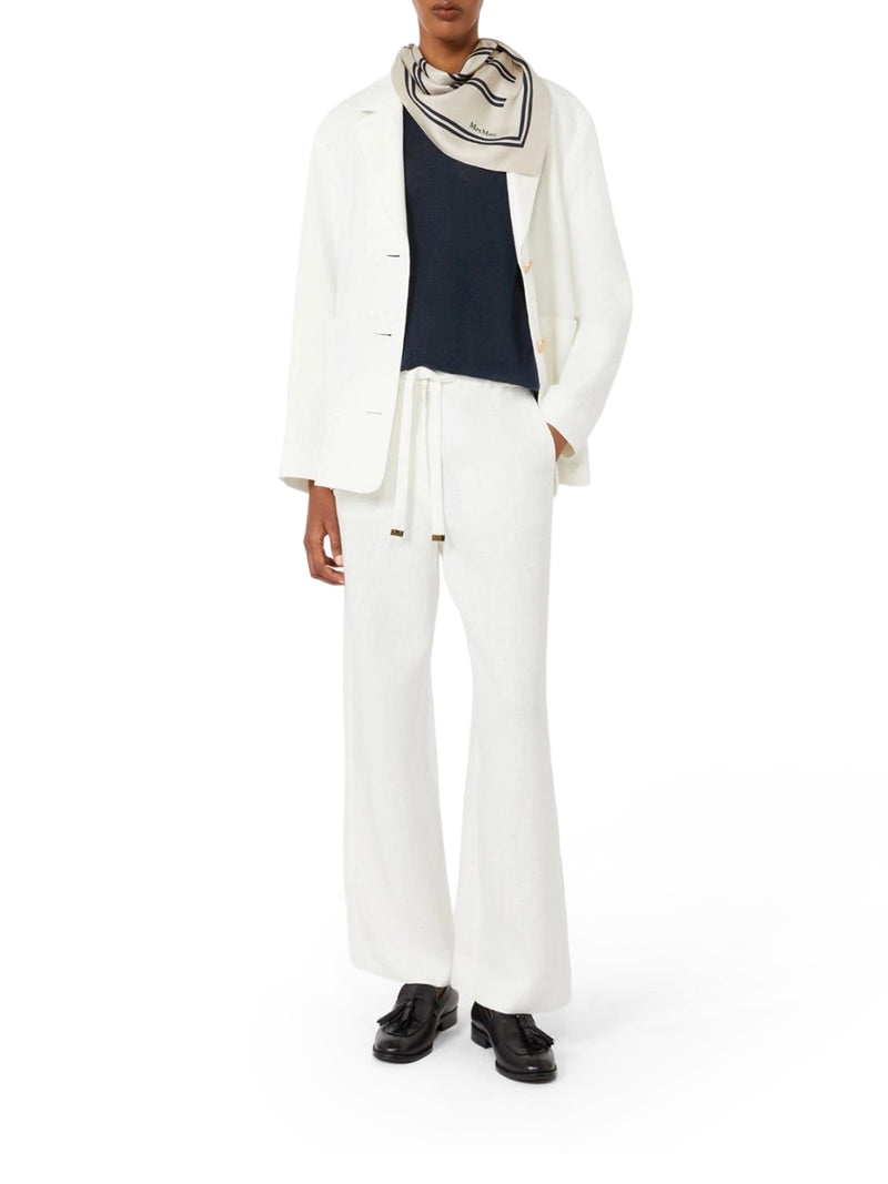 LINEN MAT TROUSERS