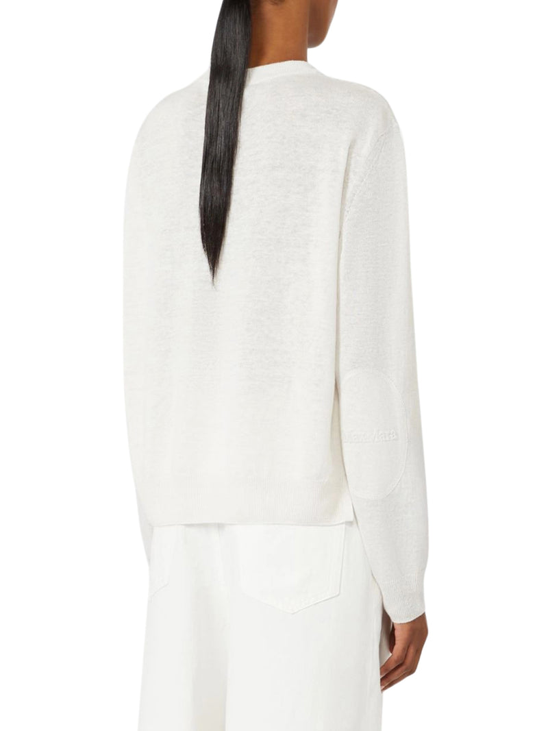 CREW NECK SWEATER IN LINEN YARN