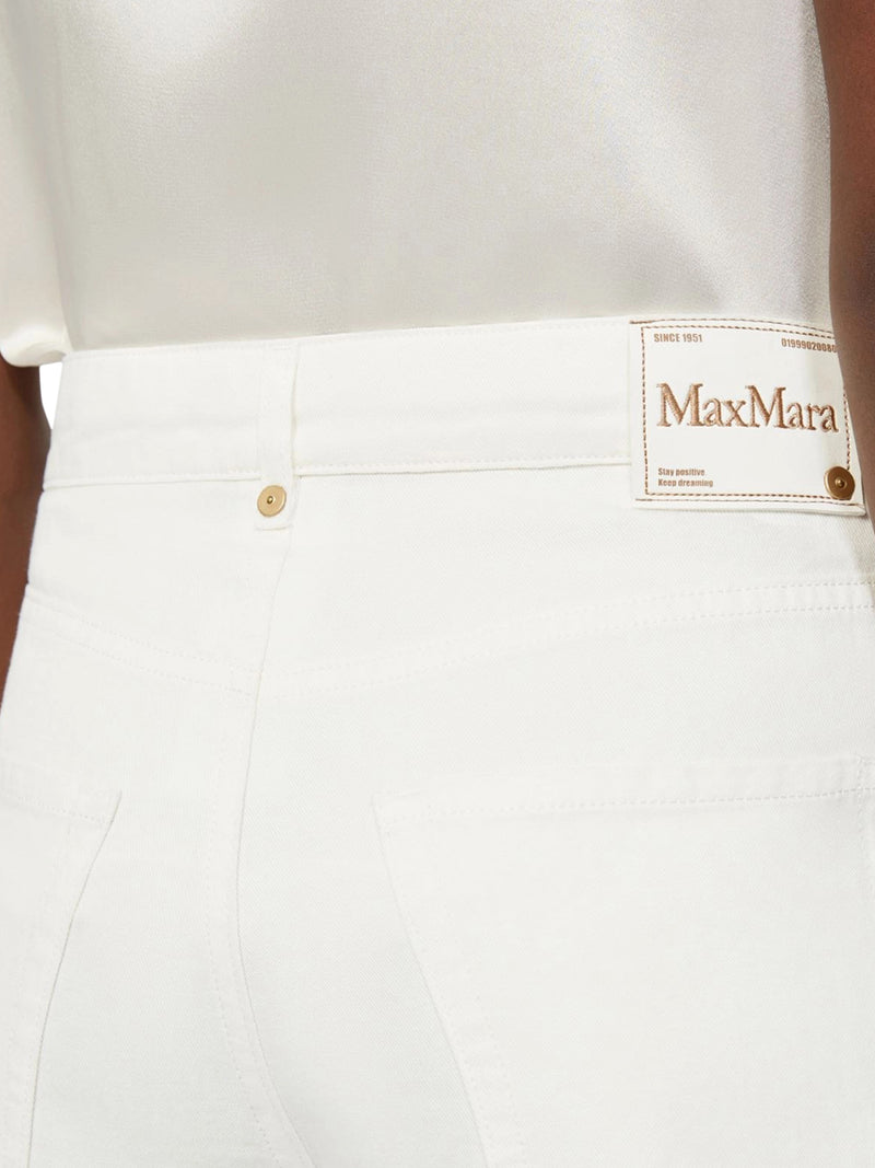 5-POCKET COTTON AND LINEN TROUSERS