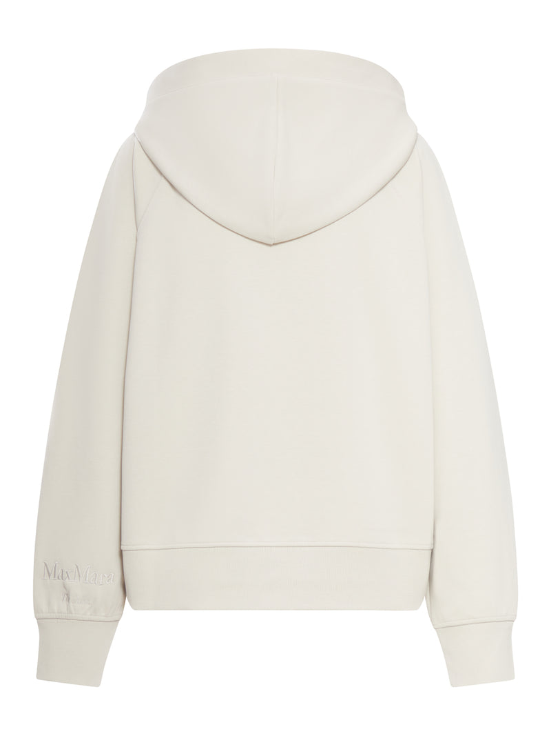ALMA ZIP-UP SWEATSHIRT WITH COTTON HOOD