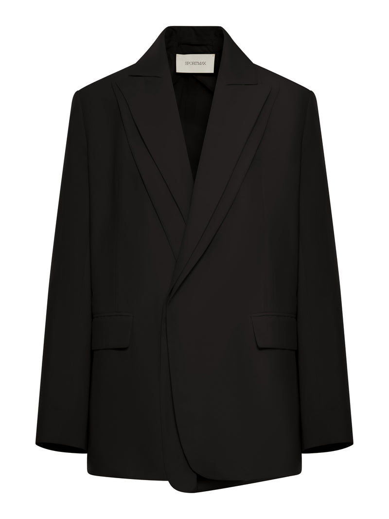DOUBLE COLLAR BLAZER IN VISCOSE BLEND