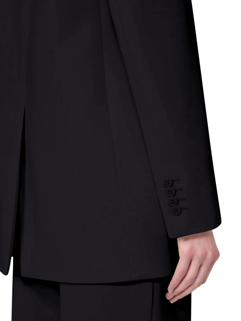 SINGLE-BREASTED CADY BLAZER