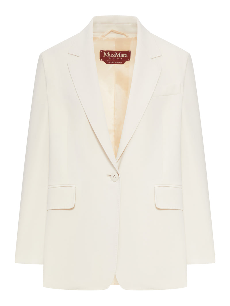 SINGLE-BREASTED CADY BLAZER