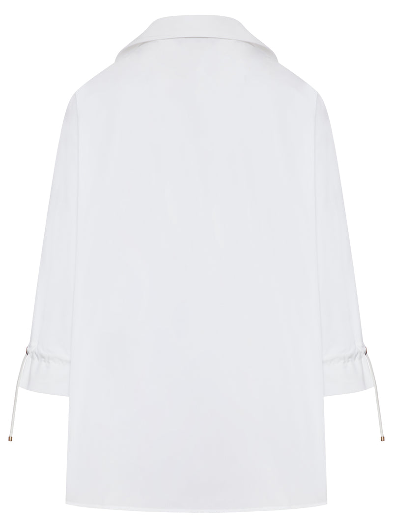 COTTON POPLIN BLOUSE