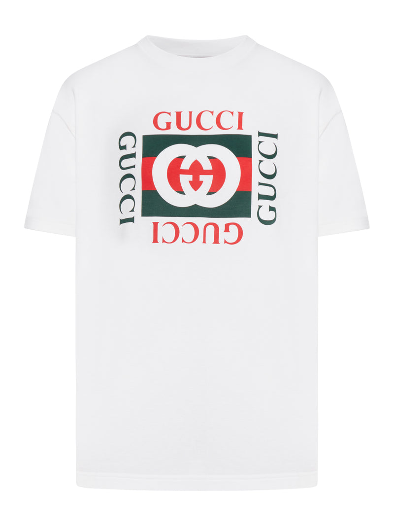 COTTON JERSEY T-SHIRT WITH PRINTED LOGO