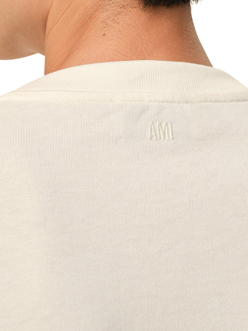 AMI DE COEUR EMBOSSED COTTON T-SHIRT