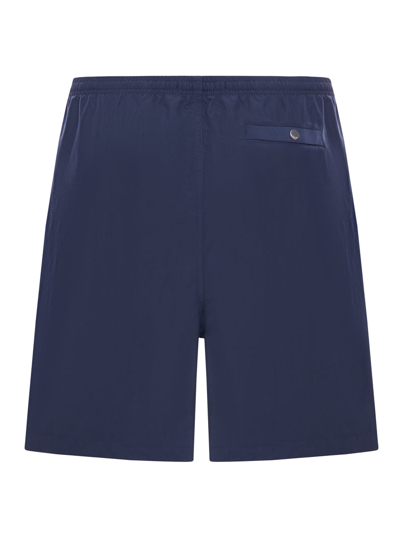 SWIMSUIT WITH APPLIED LOGO