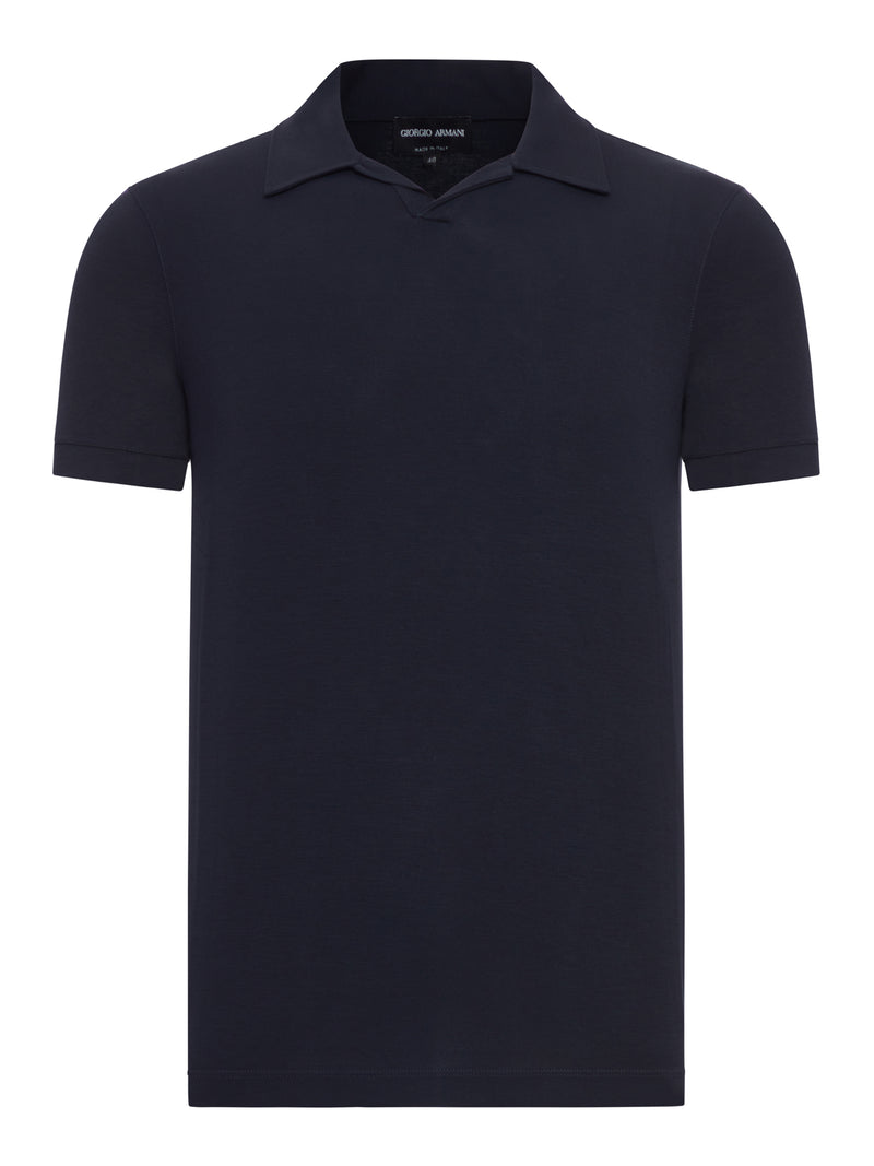SHORT-SLEEVED POLO SHIRT IN TECHNICAL FABRIC