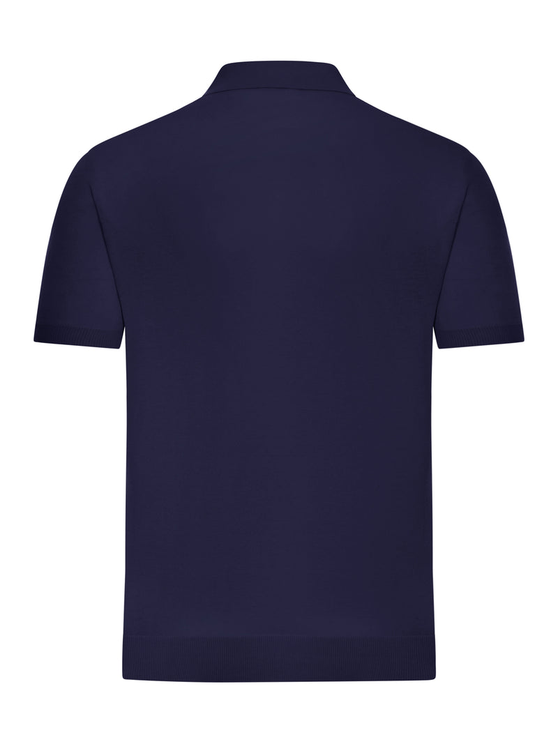 SHORT-SLEEVED COTTON POLO SHIRT