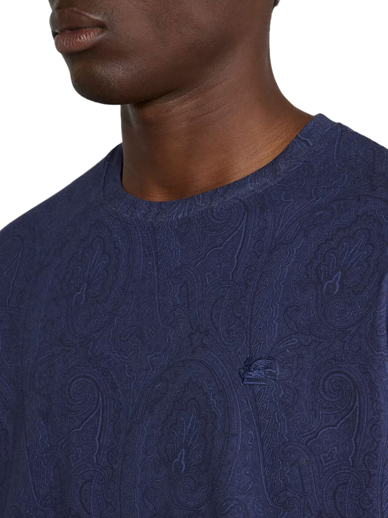 COTTON T-SHIRT WITH ARNICA PATTERN