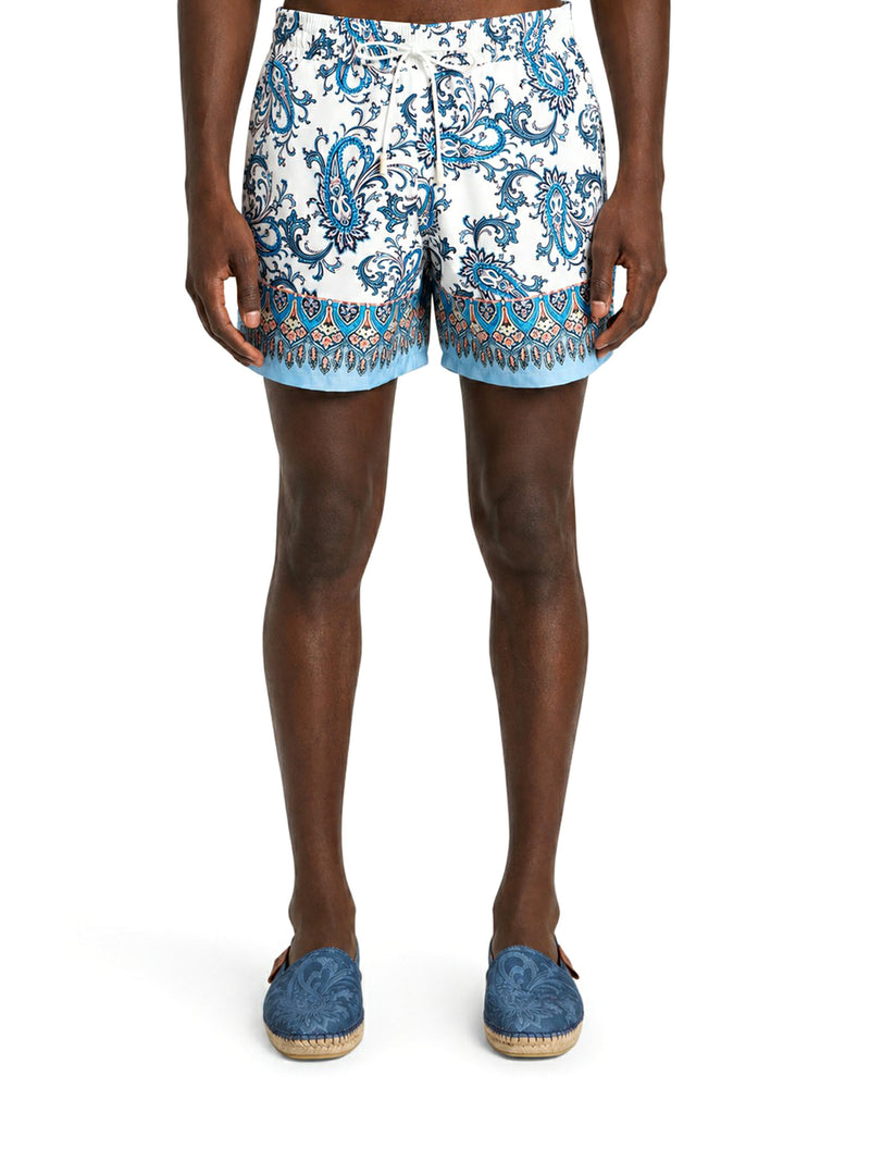 SWIMSUIT WITH PAISLEY RAMAGE PRINT