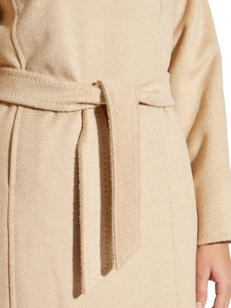 RICCIO CAMEL COAT WITH BELT