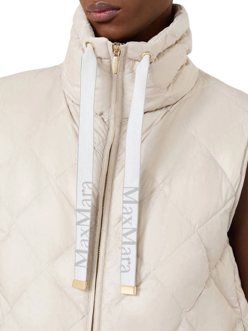 PADDED VEST IN DROP-RESISTANT NYLON CANVAS