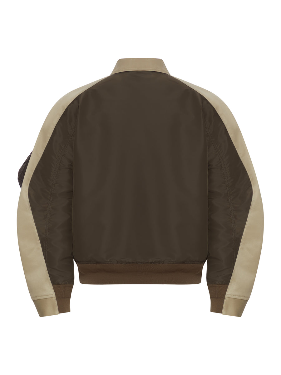 COTTON CHINO X NYLON TWILL BLOUSON – Suit Negozi Row