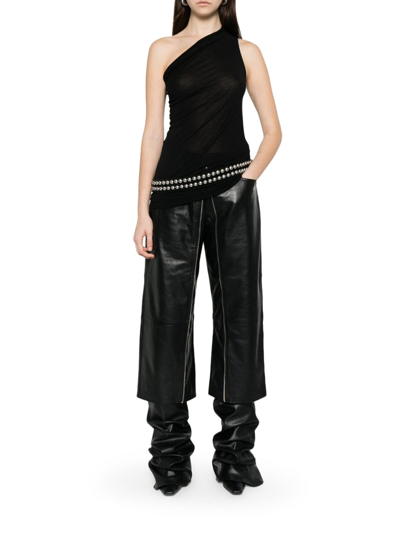 ATHENA TOP WITH ASYMMETRIC SLEEVES