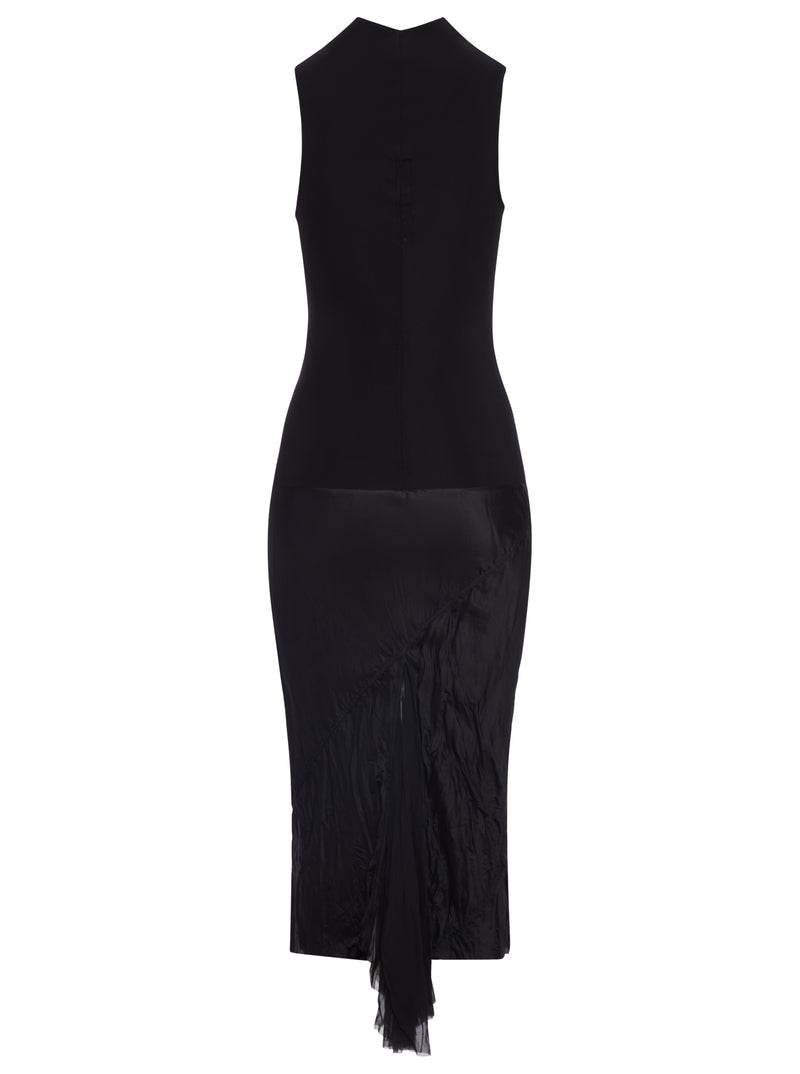 ASYMMETRIC MIDI DRESS