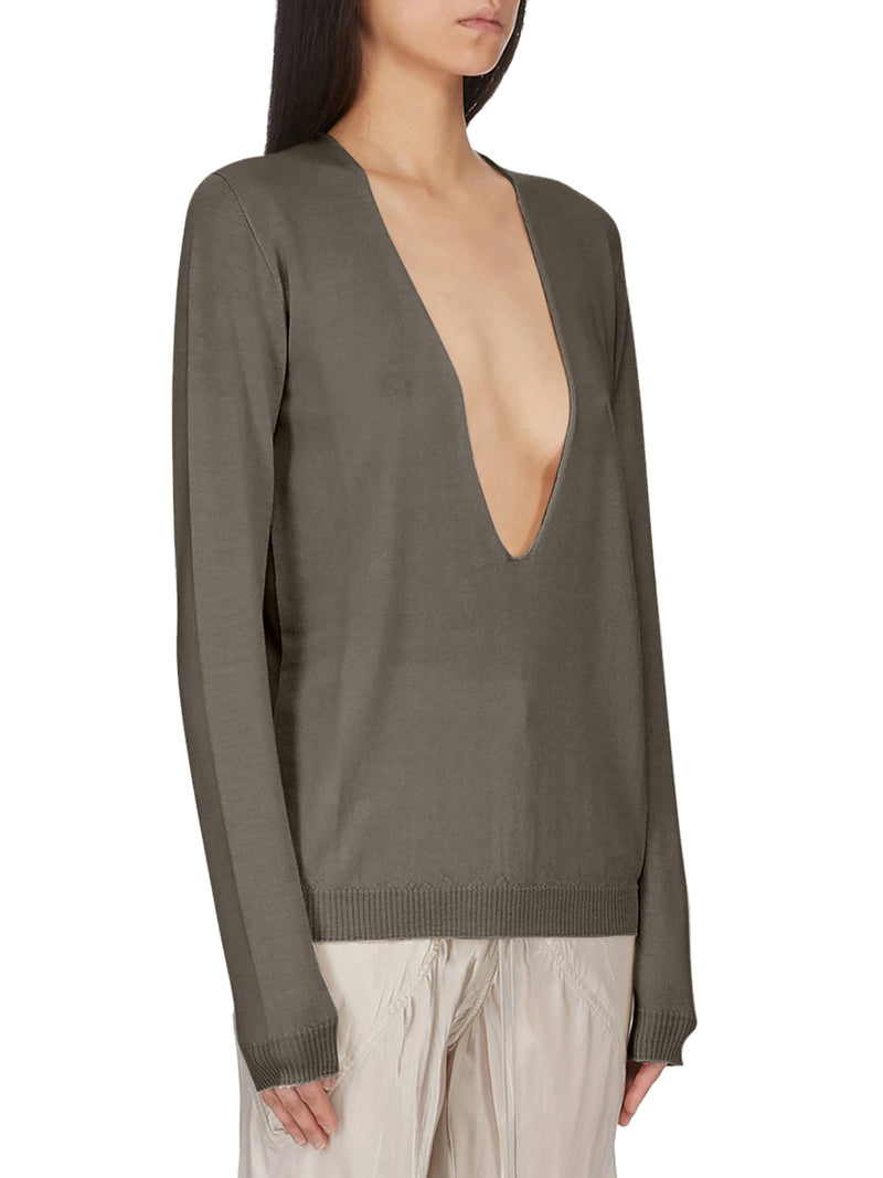 V-NECK SWEATER IN VIRGIN WOOL