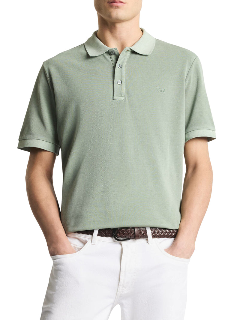 COTTON PIQUET POLO SHIRT WITH LOGO