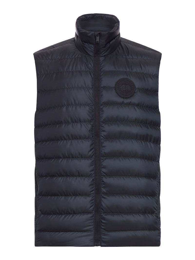 AETHERA TONAL LABEL SLEEVELESS JACKET